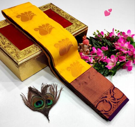 MANGALYAM KORVAI KOTTANJI TANA SOFT SILK SAREE