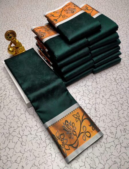 3D Embossed Karizma Silk Saree