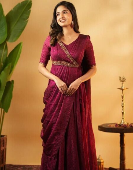 Ready-to-wear Designer Anarkali Saree